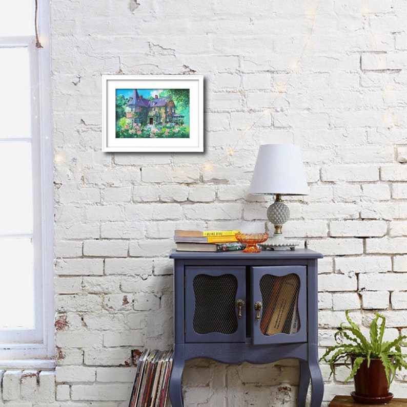 Ghibli Background Canvas Print anime background