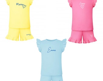 Personalised Shorts and Top Set