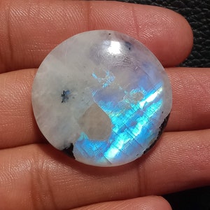 Outstanding Top Grade Quality 100/% Natural Rainbow Moonstone Heart Shape Cabochon Loose Gemstone For Making Jewelry 22.85 Ct 19X23X6mm R5754
