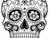Sugar Skull SVG File (2)