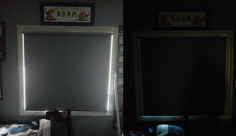 Light Blocking Strips for Blackout Blinds & Shades – Removable Window Light Blocker image 4