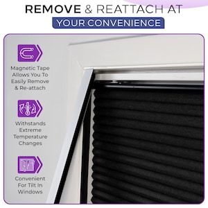 Light Blocking Strips for Blackout Blinds & Shades – Removable Window ...