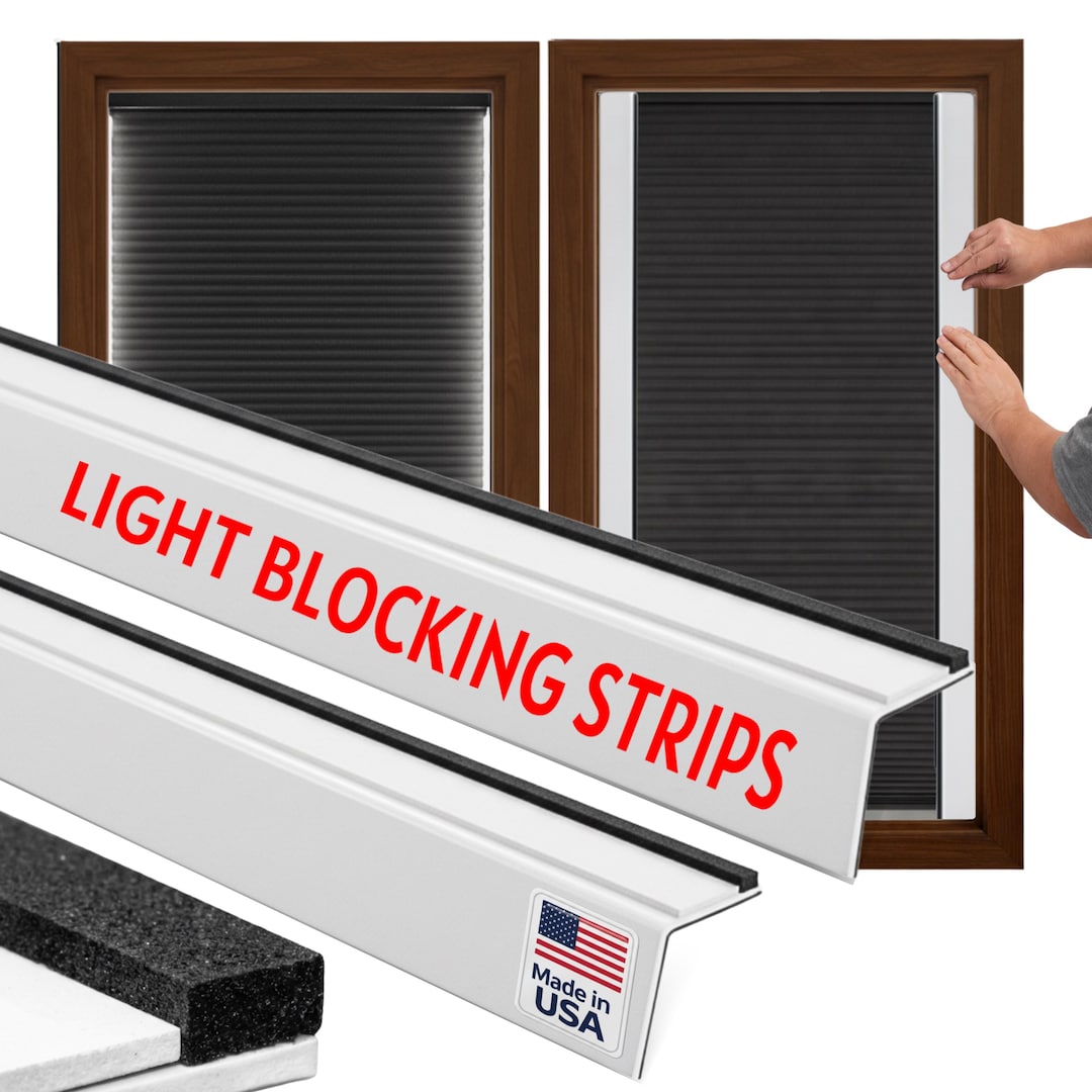 Light Blocking Strips for Blackout Blinds & Shades – Effective Window ...