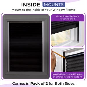 Light Blocking Strips for Blackout Blinds & Shades – Removable Window ...