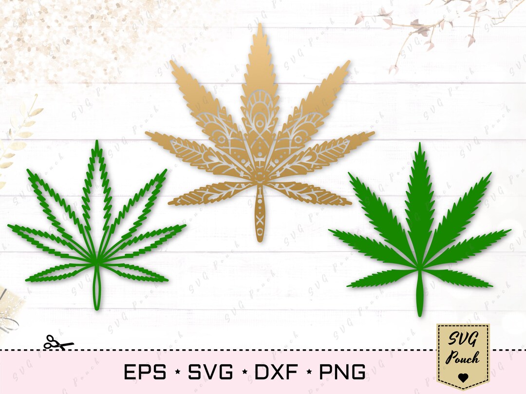 Marijuana Svg, Cannabis Svg, Marijuana Leaf Mandala Svg, Hemp Leaf Svg