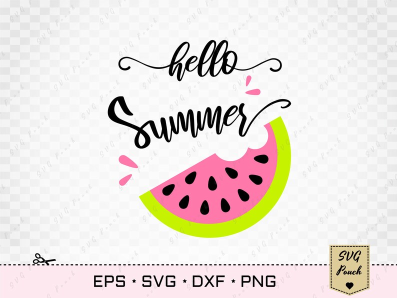 Download Hello Summer Watermelon SVG Vacations SVG Melon summer svg ...