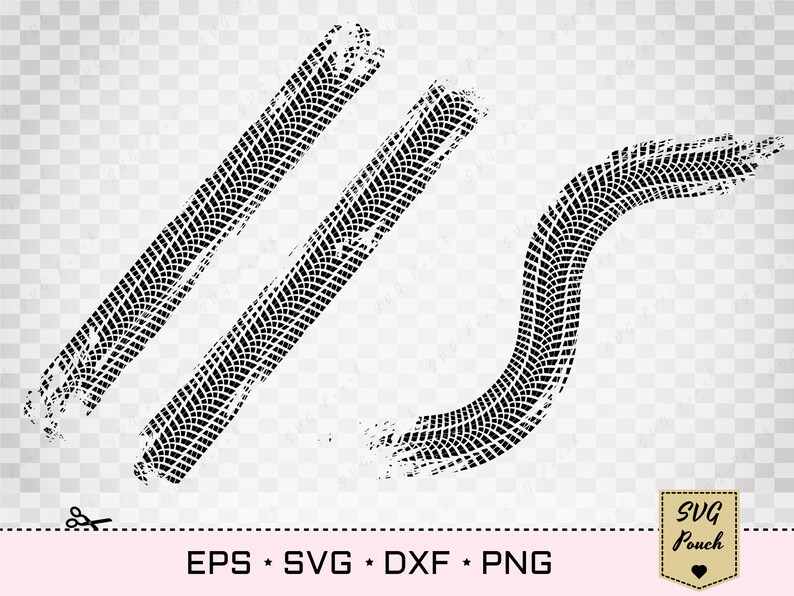 Download Tire tracks svg set of 2 designs tyre tracks svg file car ...