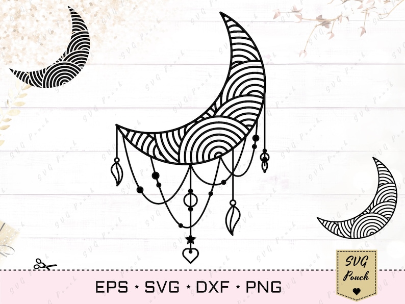 Download Moon Svg Decorative Zentangle Boho Moon Svg Set Crescent Moon Svg Mandala Moon Svg Cut File Clip Art Art Collectibles Physio Coesfeld De