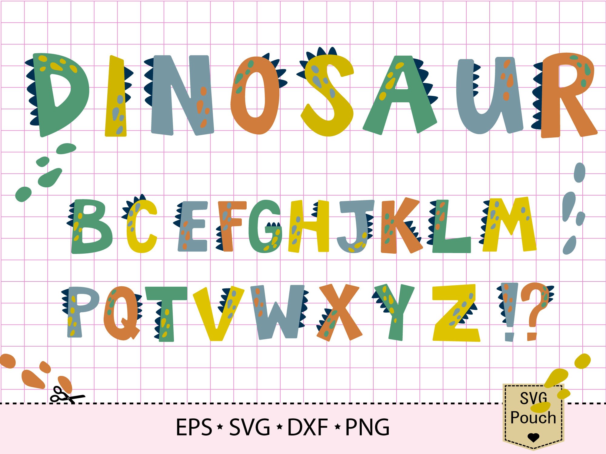 Font Swashes SVG, Font tails swooshes Svg set By SVGPouch