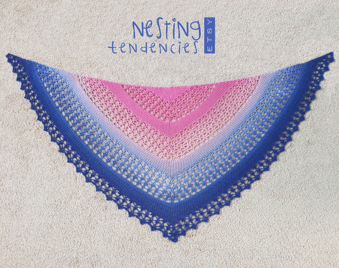 Gradient CROCHET CHÂLE Crochet Châle au RoyaumeUni Châle en Etsy France