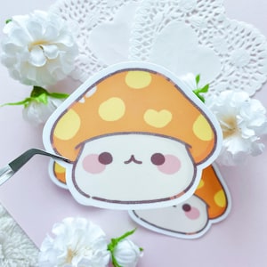 Ahorn-Orange Pilz - Vinyl Sticker