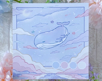 Érase una vez una impresión de ballena