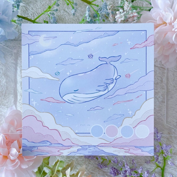 Once Upon a Whale Print
