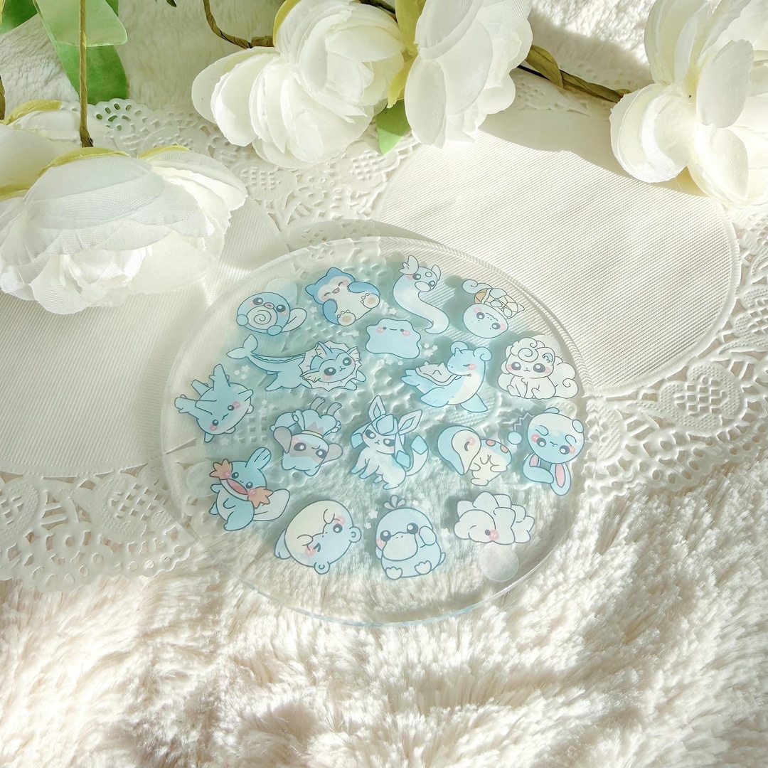 Poke Bluemons - Acrylic Coaster