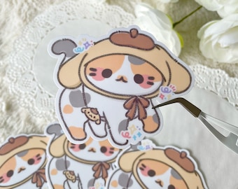 Purin Cat Vinyl Sticker