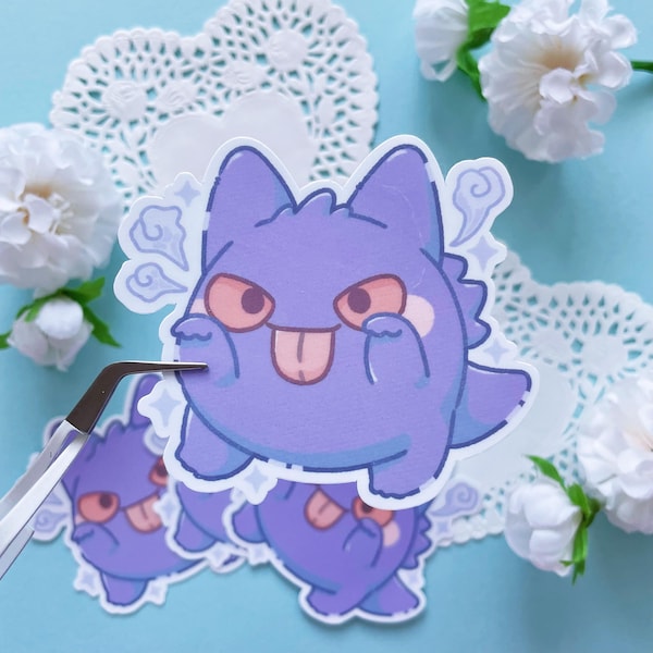 Spooky Ghostie Vinyl Sticker