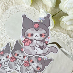 Punk Kitty Vinyl Sticker