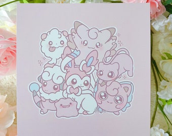 Imprimé mignonnes roses