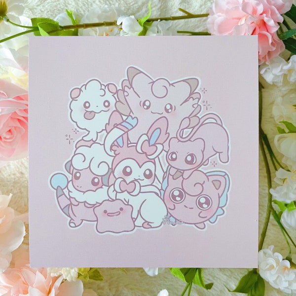 Pink Cuties Print