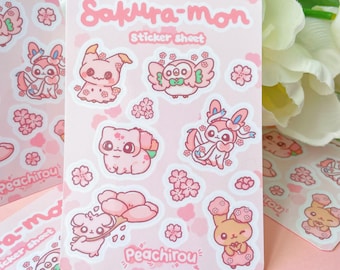 Sakura-Mon - MINI Vinyl Sticker Sheet