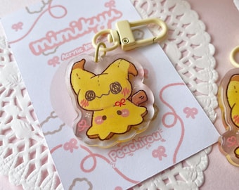 ポケモンミニチャーム（1.5インチ クリアアクリル）[Meowkuro] - Etsy 日本