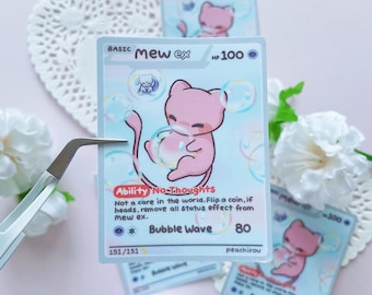 Pinke Katze TKG Vinyl Sticker