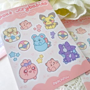 Team Crybabies - MINI Vinyl Sticker Sheet