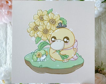 Sunflower Ducky Print