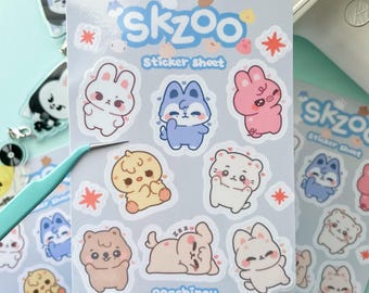 SKZOO - MINI Vinyl Stickervel