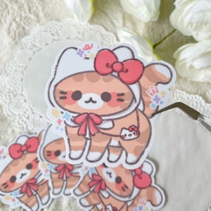Kitty Bow - Vinyl Sticker