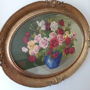 Rosen - Roses - Original Wiehler Gobelin Handmade