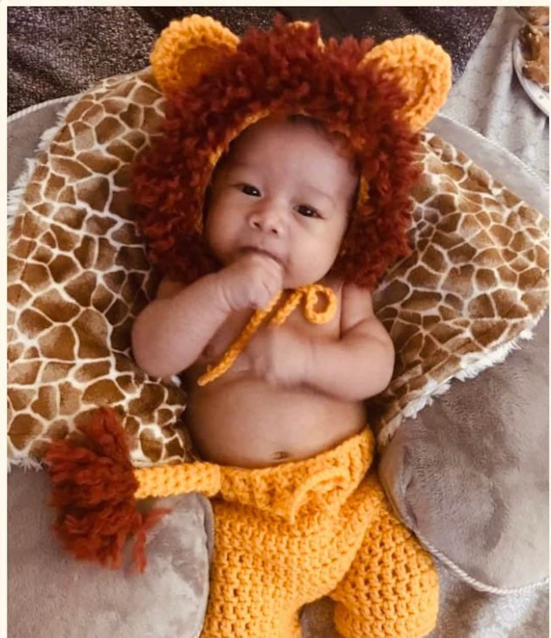Disfraz de Halloween para recién nacido, lindo estilo León, trajes