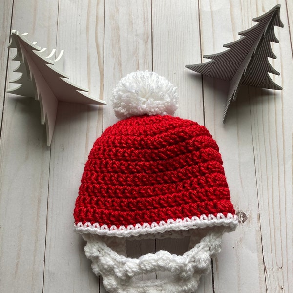 Santa hat with beard