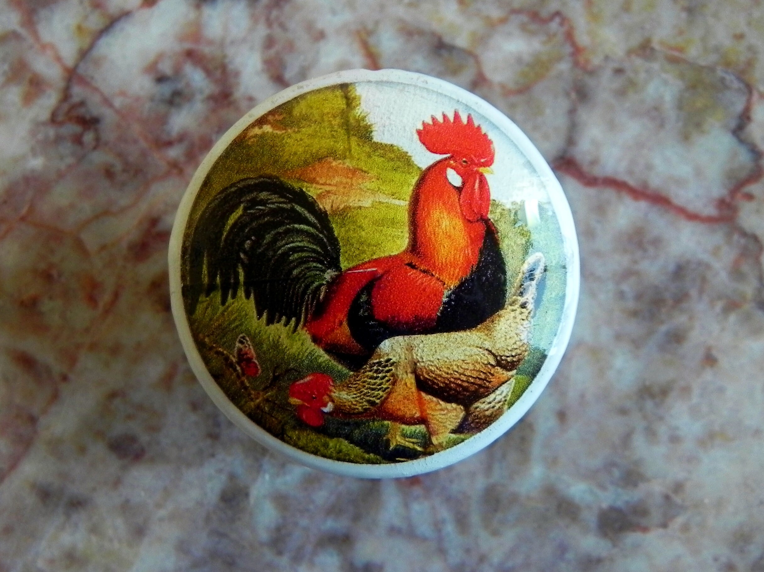 Rooster Farmhouse Knobs Farm Animal Decor Farmhouse Etsy
