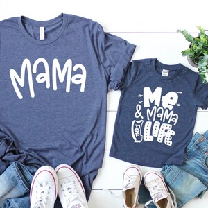 Mama and me shirts - Mama and me for life - Matching mama and son - Mommy and son - Mother's day matching shirts - Mama and mini