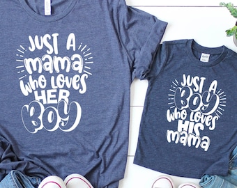 Mommy and son shirts - Mommy and me t-shirts - Matching Mother And Son Tees - Gift for mom with boys - Mother's day gift - Matching tees