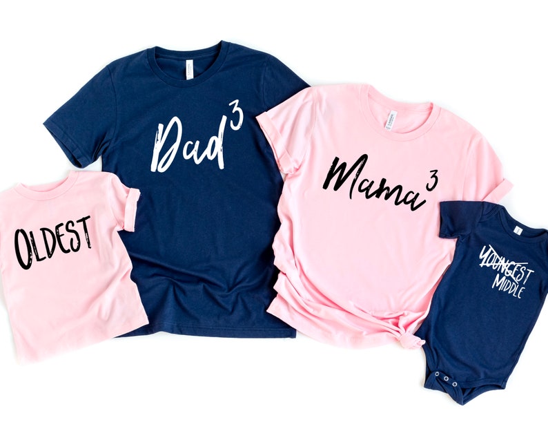 3rd Baby Announcement Shirts for Family Matching Family - Etsy