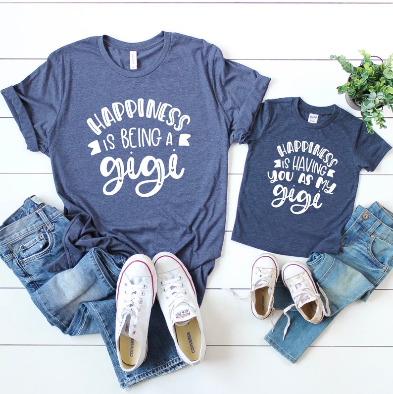 gigi and grandson shirts