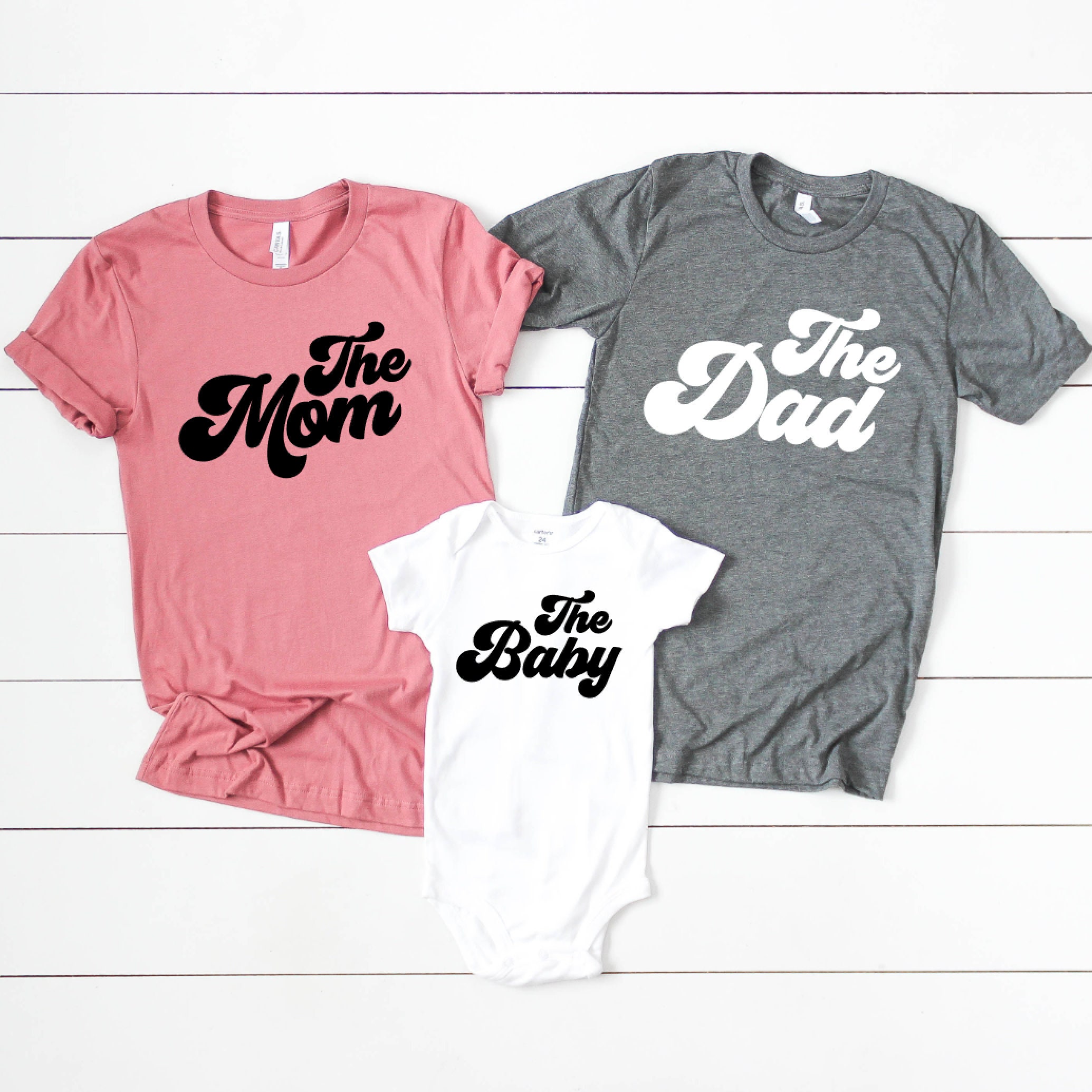 Sibling Announcement the Dad the Mom the Toddler the Baby - Etsy