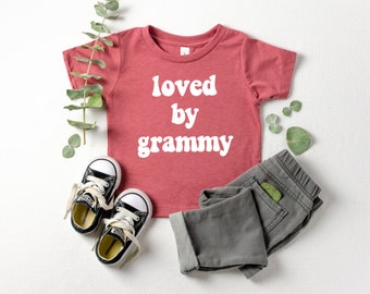Loved by Grammy - Grammy and granddaughter matching shirts - Grammy and grandson - My favorite people call me Grammy - My name is Grammy