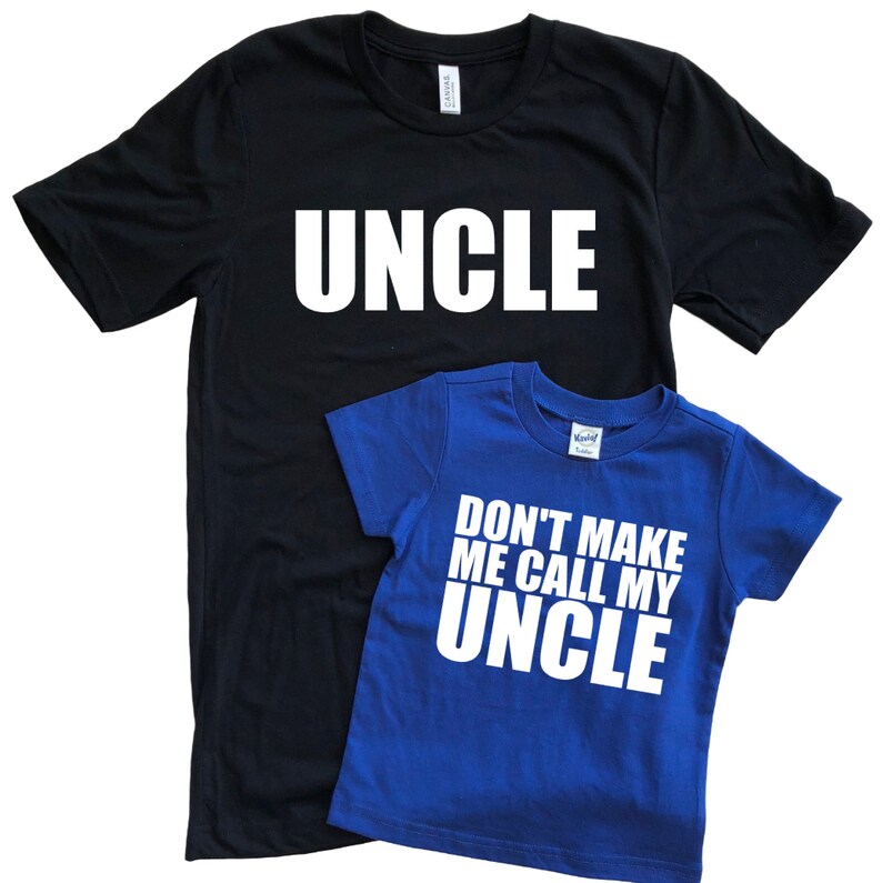 matching uncle and niece shirts