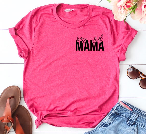 Mama of Both Boy Girl Mom Boy Girl Mama Mom of Both | Etsy