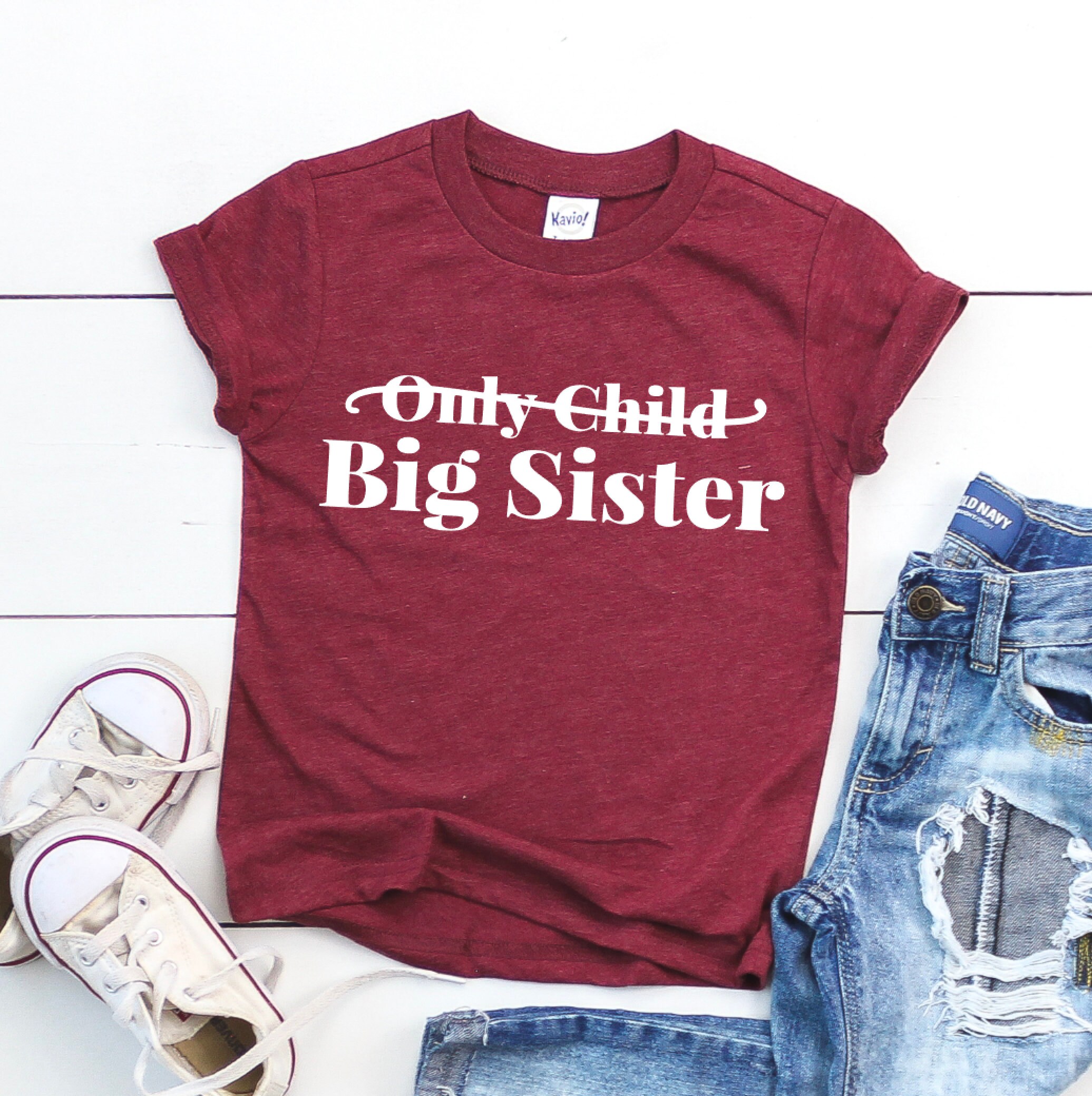kohl's big sister shirt