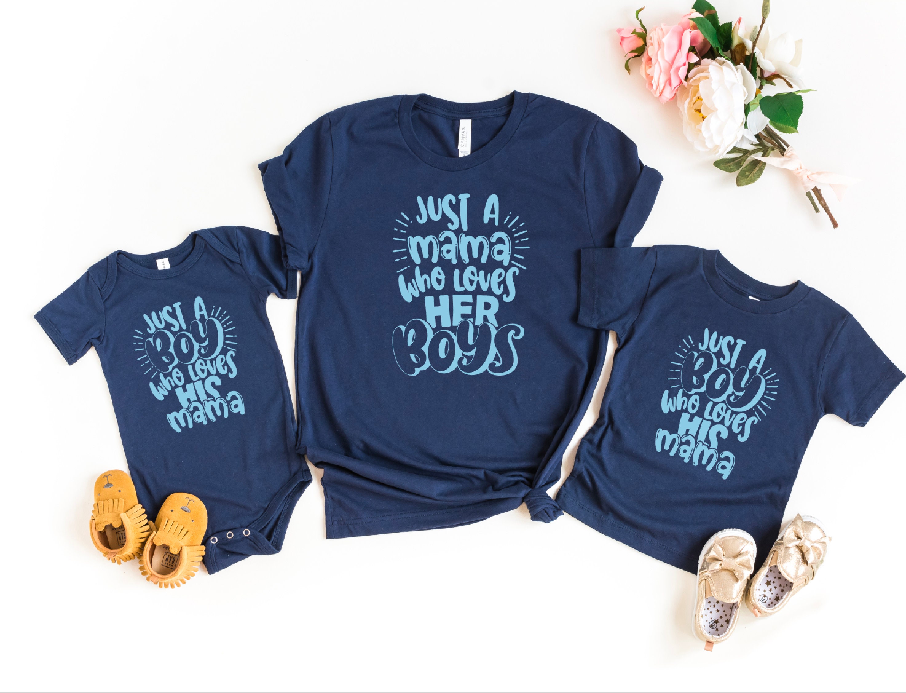 Mommy and Sons Shirts Matching Shirt for Boy Mama Just a - Etsy