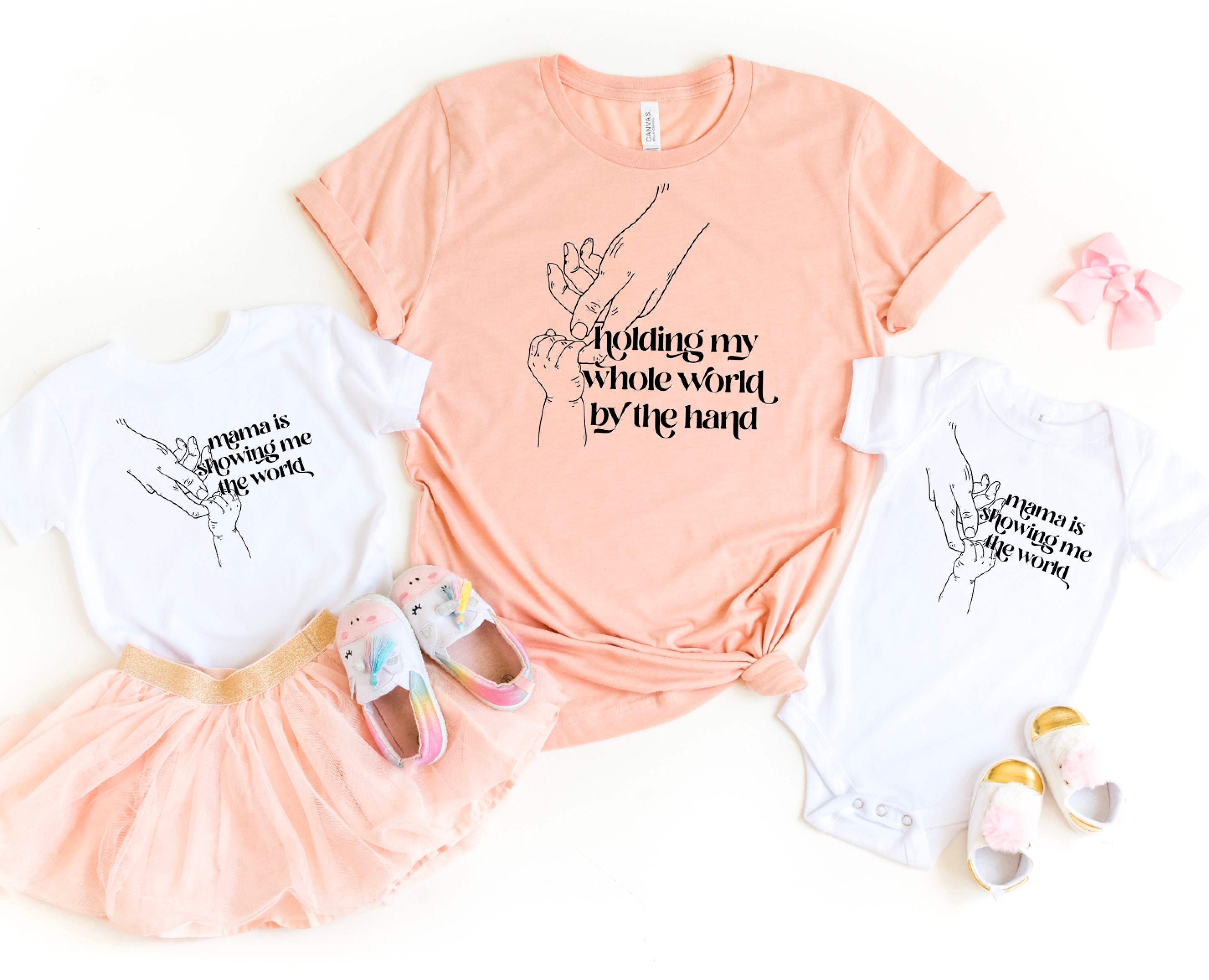 Mama and Me Shirts Mama's Girl Mommy 