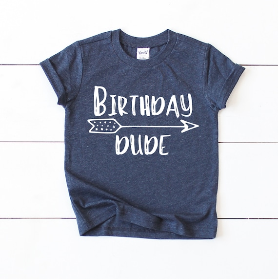 Birthday Dude Shirt Birthday Boy Shirt First Birthday Boy | Etsy