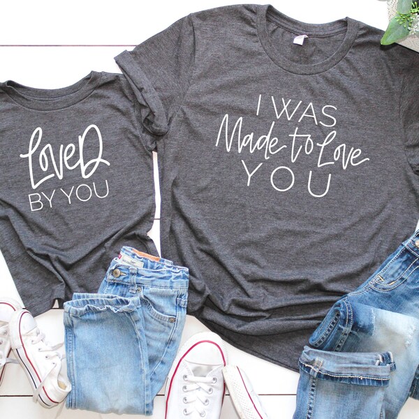 Mom and baby tees - New Mommy and baby matching shirts - gift for new mom - Matching tees for mom to be - Already so loved