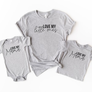 Love my Boy Just a mama who loves her boy Matching Tees for Mother's Day Gift for Mother's Day Matching t-shirts for kids and mama image 3