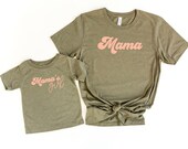 Mama 39 s girl, Mama and me matching shirts, Mama retro, Retro mama 39 s girl shirt, Mother 39 s Day gift for Girl Mom, Mom and daughter shirts