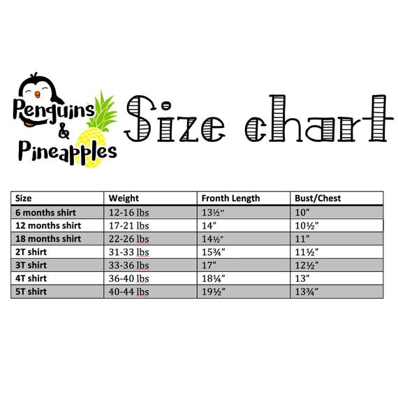 Preschool Weight Chart